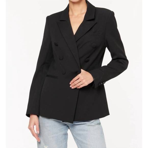 NEW CAMI NYC women's yoon heart cut out blazer in black - Picture 2 of 4